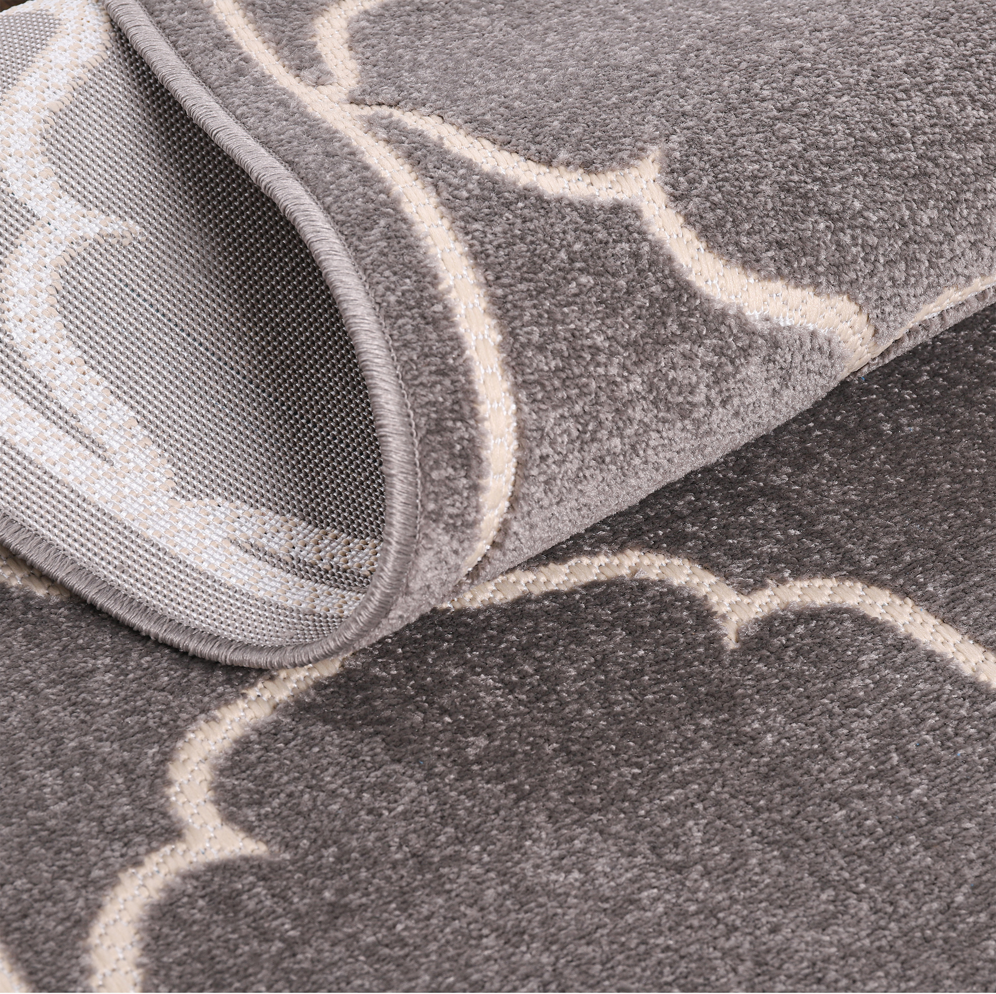 Buitenkleed Berlin Rond Vloerkleed Licht Grijs