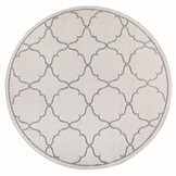 Buitenkleed Berlin Rond Vloerkleed Creme