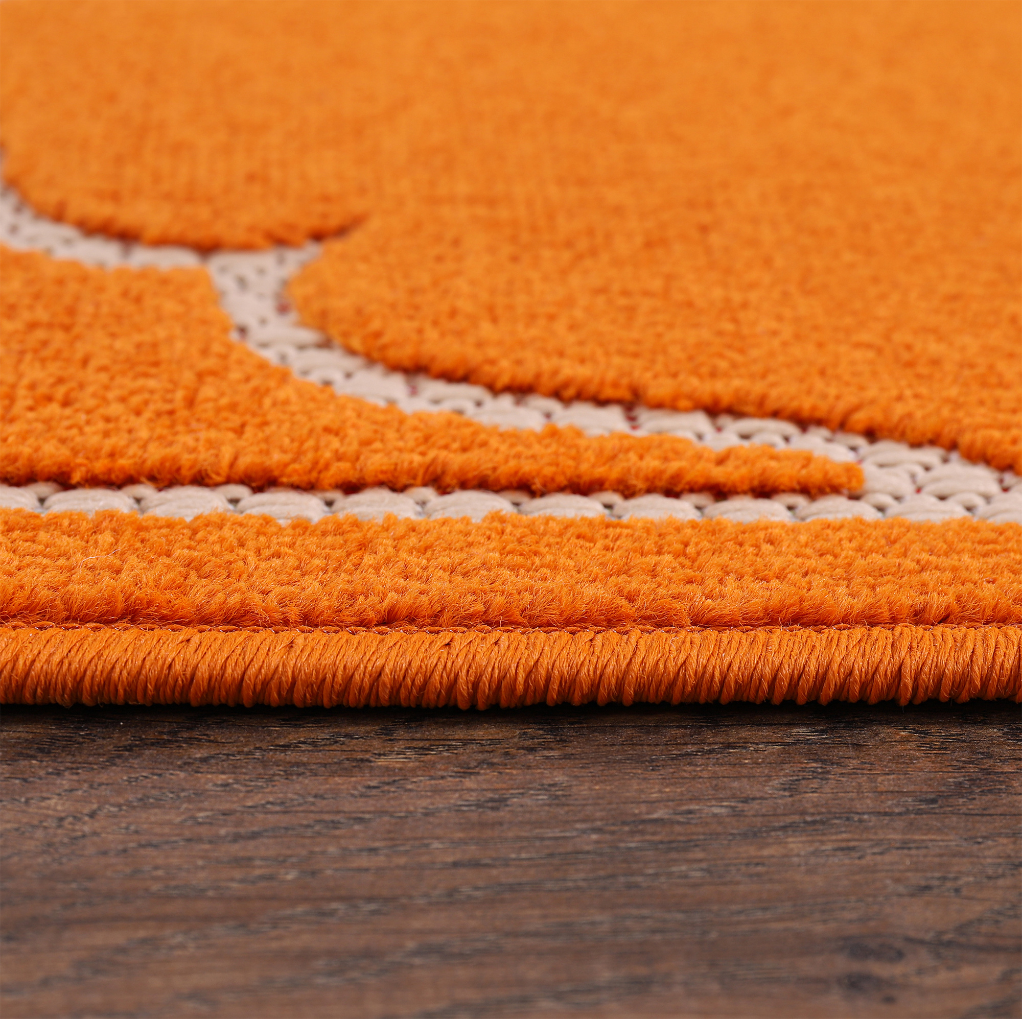 Buitenkleed Berlin Rond Vloerkleed Oranje