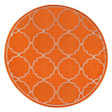 Berlin Rond Buitenkleed Oranje