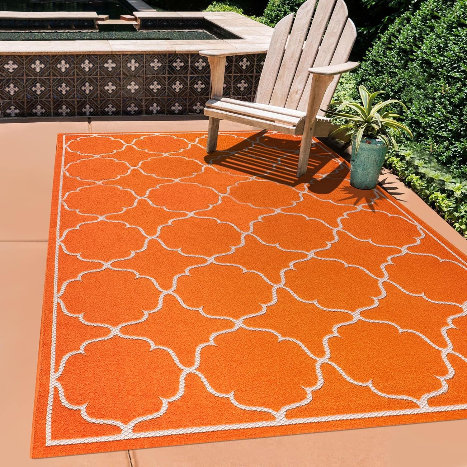 Berlin Buitenkleed Oranje