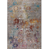 Picasso Feraghan Vierkant Vintage Vloerkleed Multi / Beige