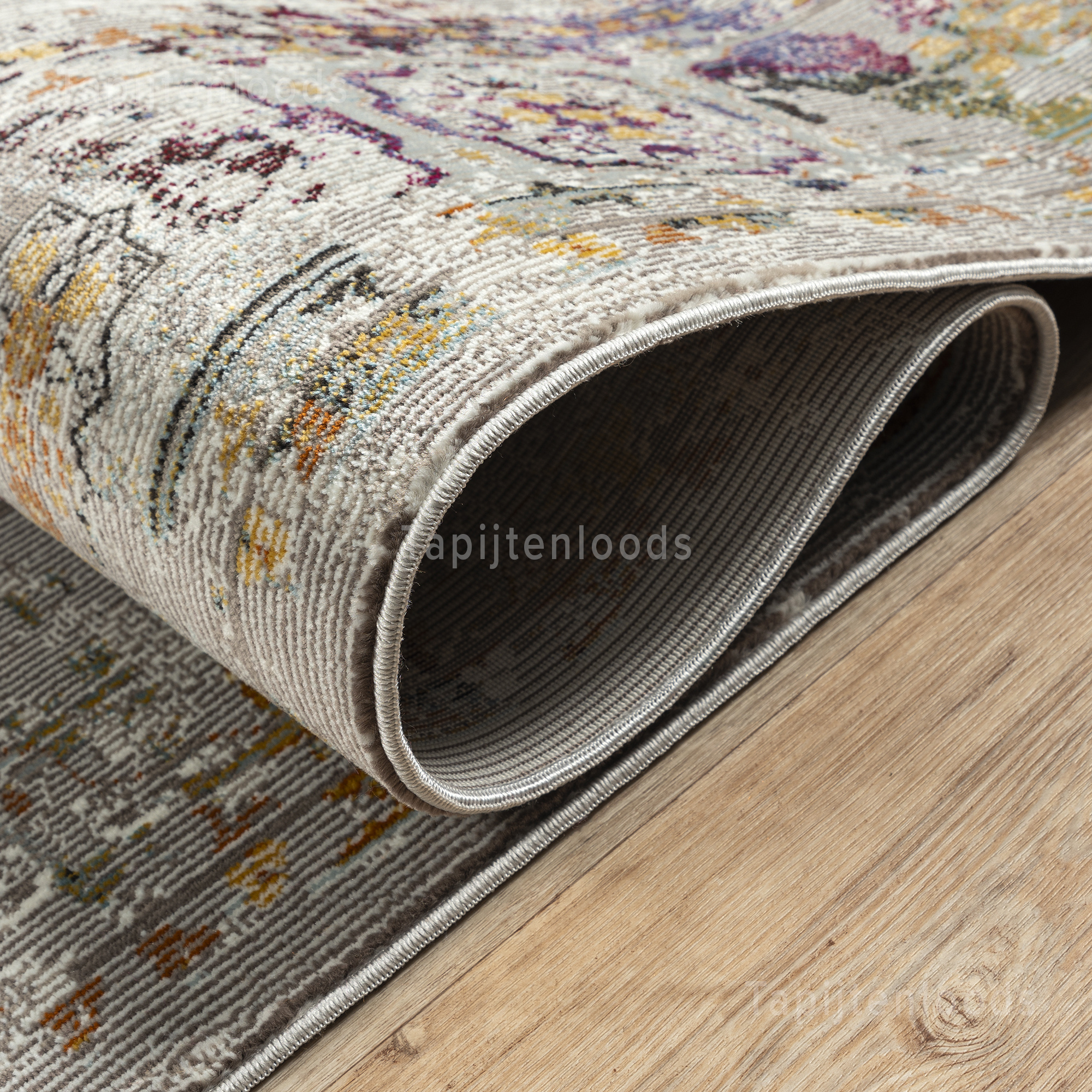 Picasso Feraghan Vierkant Vintage Vloerkleed Multi / Beige