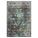 Picasso Pablo Vierkant Vintage Vloerkleed Groen / Multi