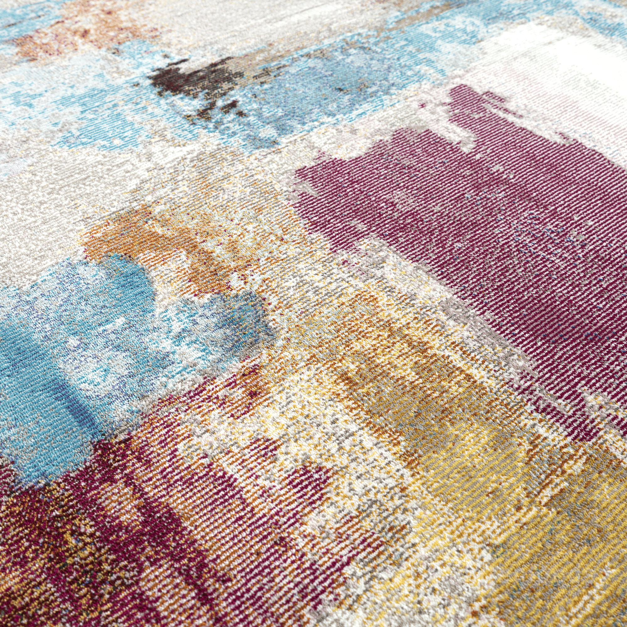 Picasso Artisan Vierkant Vintage Vloerkleed Multi