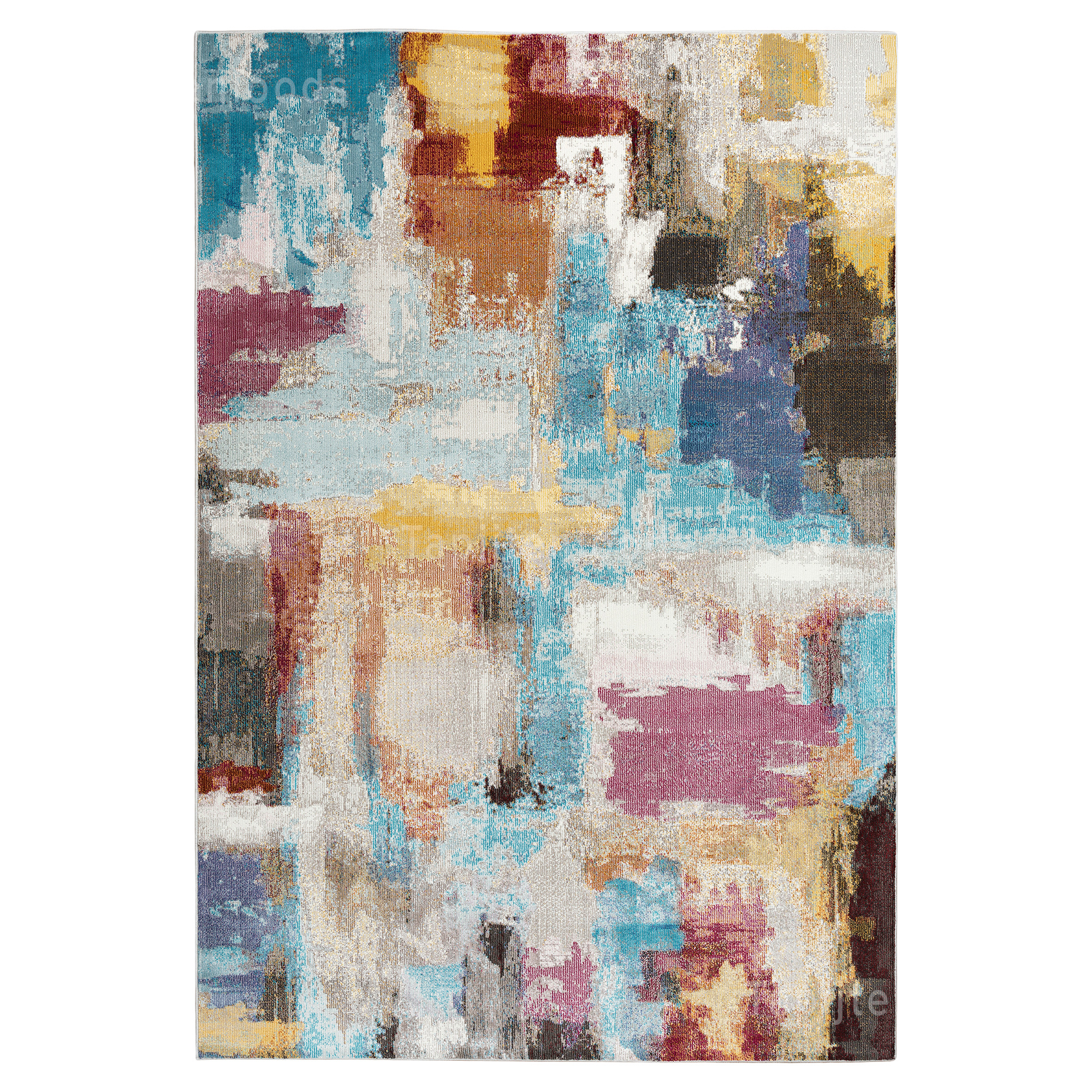 Picasso Artisan Vierkant Vintage Vloerkleed Multi