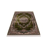 Isfahan Oosters Vloerkleed Klassiek Vintage Tapijt Groen