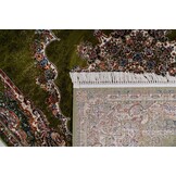 Isfahan Oosters Vloerkleed Klassiek Vintage Tapijt Groen