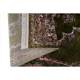 Isfahan Oosters Vloerkleed Klassiek Vintage Tapijt Groen