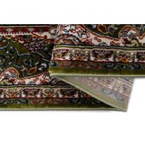 Isfahan Oosters Vloerkleed Klassiek Vintage Tapijt Groen