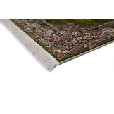 Isfahan Oosters Vloerkleed Klassiek Vintage Tapijt Groen