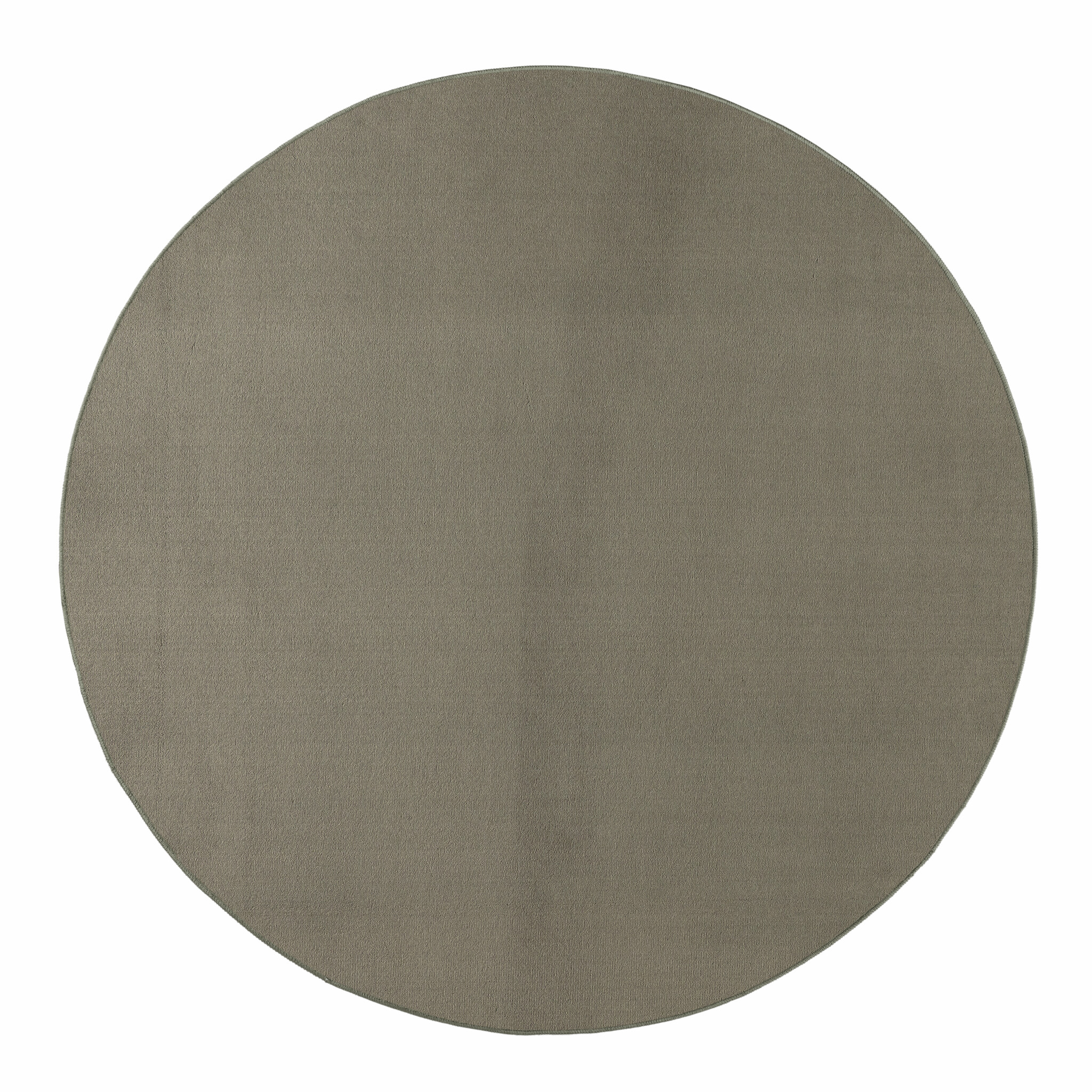 Relax Samba Rond - Wasbaar Effen Vloerkleed - Uni Tapijt - Groen