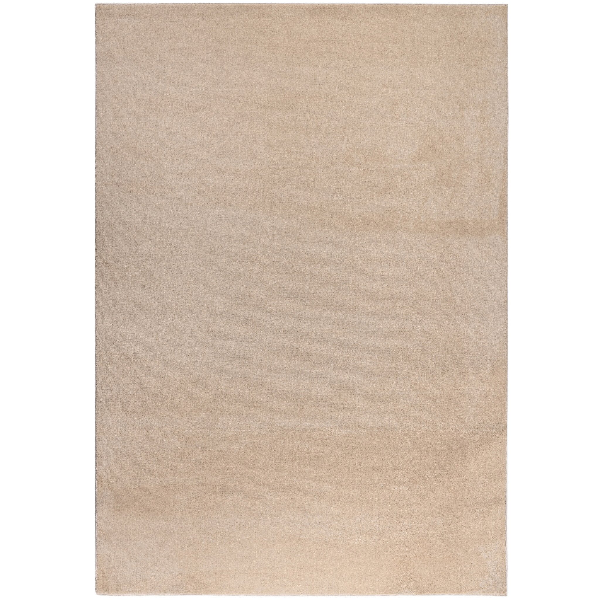 Relax Samba - Wasbaar Effen Vloerkleed - Uni Tapijt - Beige