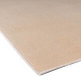 Relax Samba - Wasbaar Effen Vloerkleed - Uni Tapijt - Beige