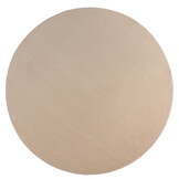 Relax Samba Rond - Wasbaar Effen Vloerkleed - Uni Tapijt - Beige