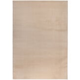 Relax Samba Vierkant - Wasbaar Effen Vloerkleed - Uni Tapijt - Beige