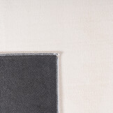 Relax Samba Rond - Wasbaar Effen Vloerkleed - Uni Tapijt - Creme