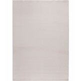 Relax Samba Vierkant - Wasbaar Effen Vloerkleed - Uni Tapijt - Creme