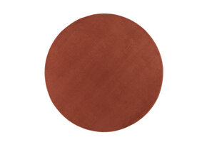 Relax Samba Rond - Wasbaar Effen Vloerkleed - Uni Tapijt - Terra