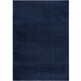 Relax Samba Vierkant - Wasbaar Effen Vloerkleed - Uni Tapijt - Blauw