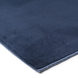 Relax Samba Vierkant - Wasbaar Effen Vloerkleed - Uni Tapijt - Blauw