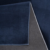 Relax Samba - Wasbaar Effen Vloerkleed - Uni Tapijt - Blauw