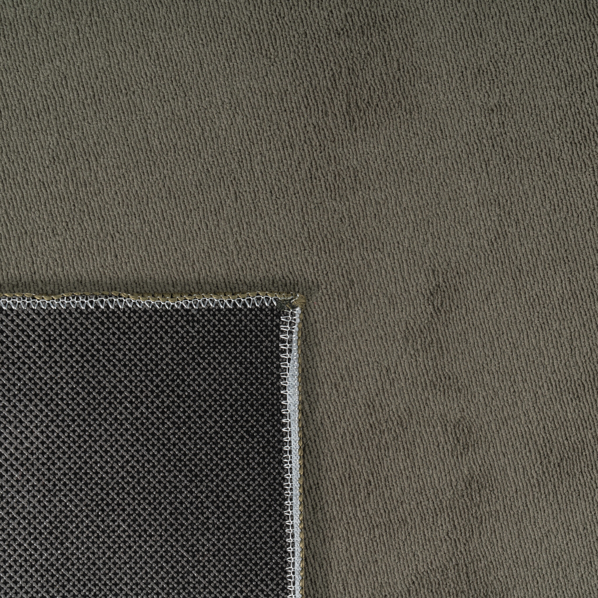 Relax Samba Vierkant - Wasbaar Effen Vloerkleed - Uni Tapijt - Groen