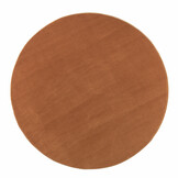 Relax Samba Rond - Wasbaar Effen Vloerkleed - Uni Tapijt - Goud