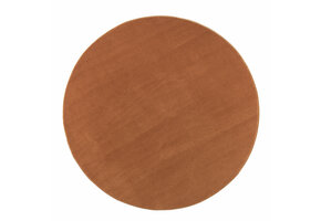 Relax Samba Rond - Wasbaar Effen Vloerkleed - Uni Tapijt - Goud