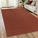 Relax Samba Vierkant - Wasbaar Effen Vloerkleed - Uni Tapijt - Terra