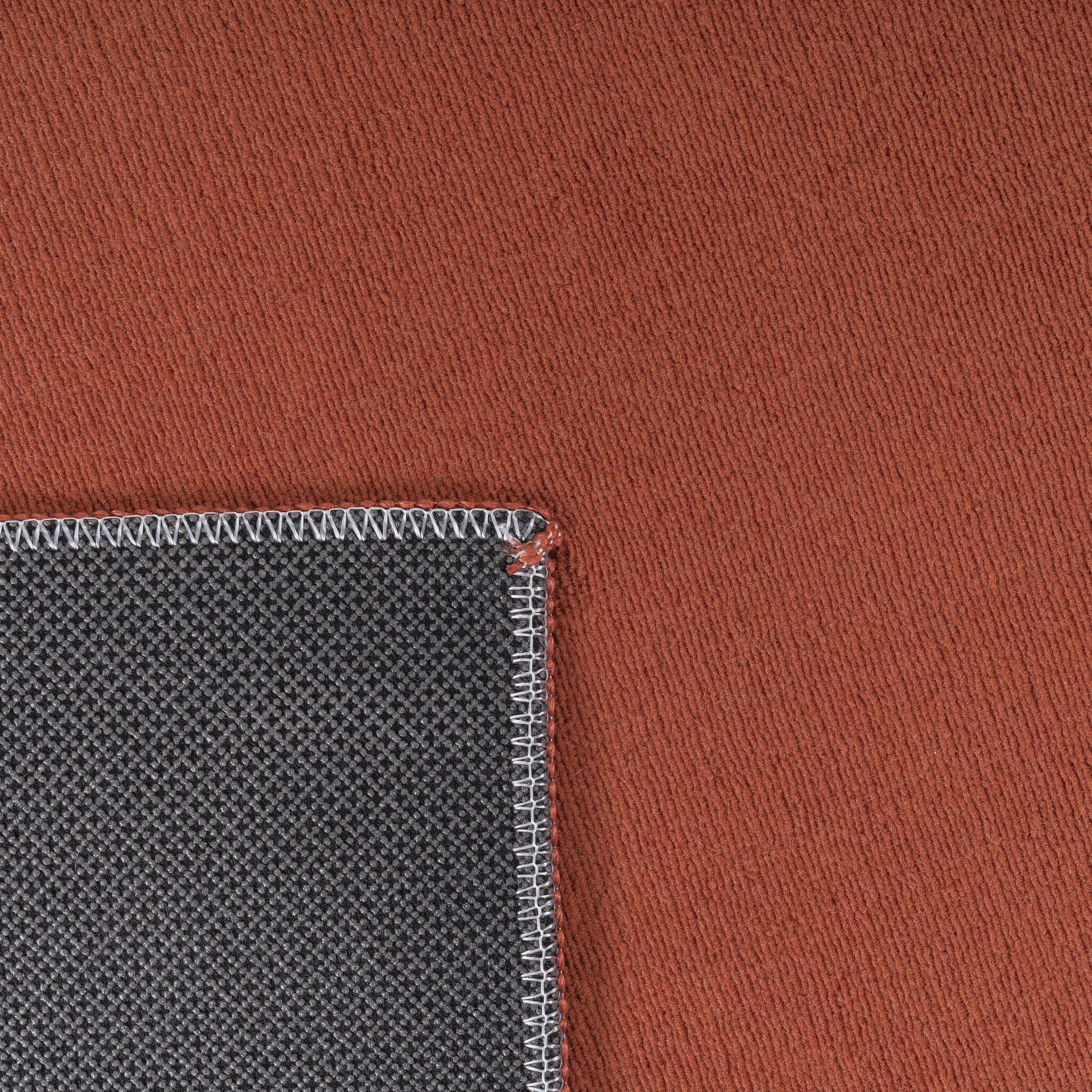 Relax Samba Vierkant - Wasbaar Effen Vloerkleed - Uni Tapijt - Terra