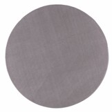 Relax Samba Rond - Wasbaar Effen Vloerkleed - Uni Tapijt - Grijs