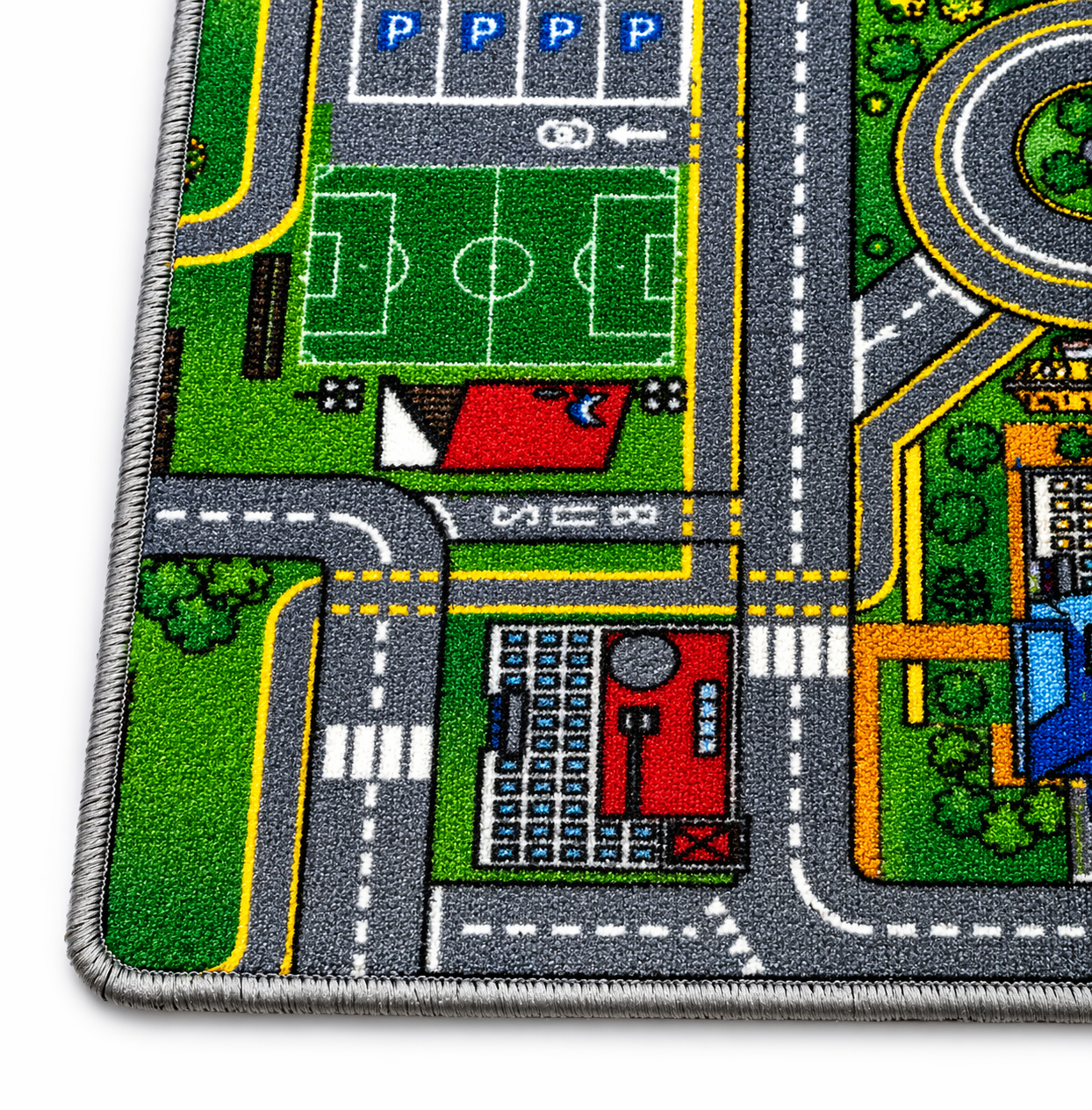 Speelkleed Stad – Groot Kinderkleed met Anti-Slip Onderkant