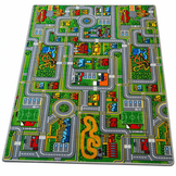 Speelkleed Stad – Groot Kinderkleed met Anti-Slip Onderkant