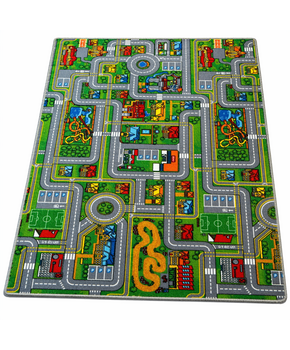 Speelkleed Stad – Groot Kinderkleed met Anti-Slip Onderkant