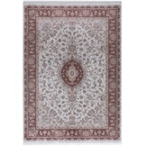 Star Klassiek Oosters Vloerkleed Wasbaar Anti Slip Creme Rood