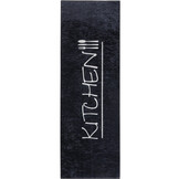 Keukenloper Kitchen Wasbaar Anti-slip Zwart