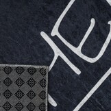 Keukenloper Kitchen Wasbaar Anti-slip Zwart