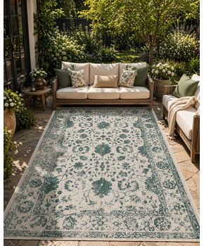 Buitenkleed - Brussels Vintage Groen Creme