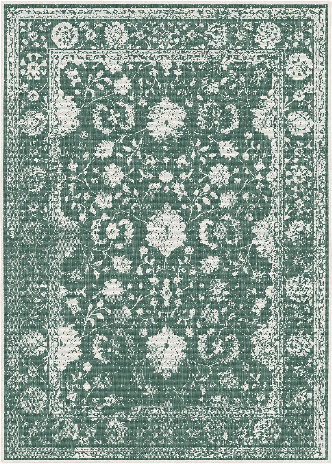 Buitenkleed - Brussels Vintage Groen Creme