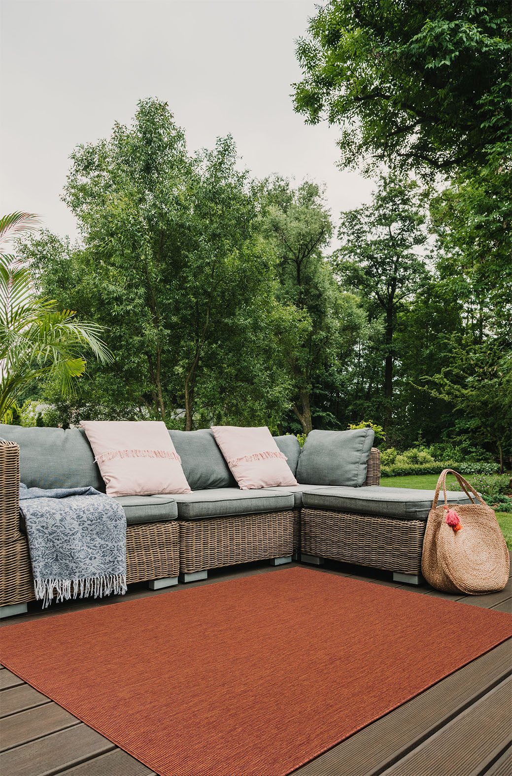 Buitenkleed - Brussels Uni Effen Terra