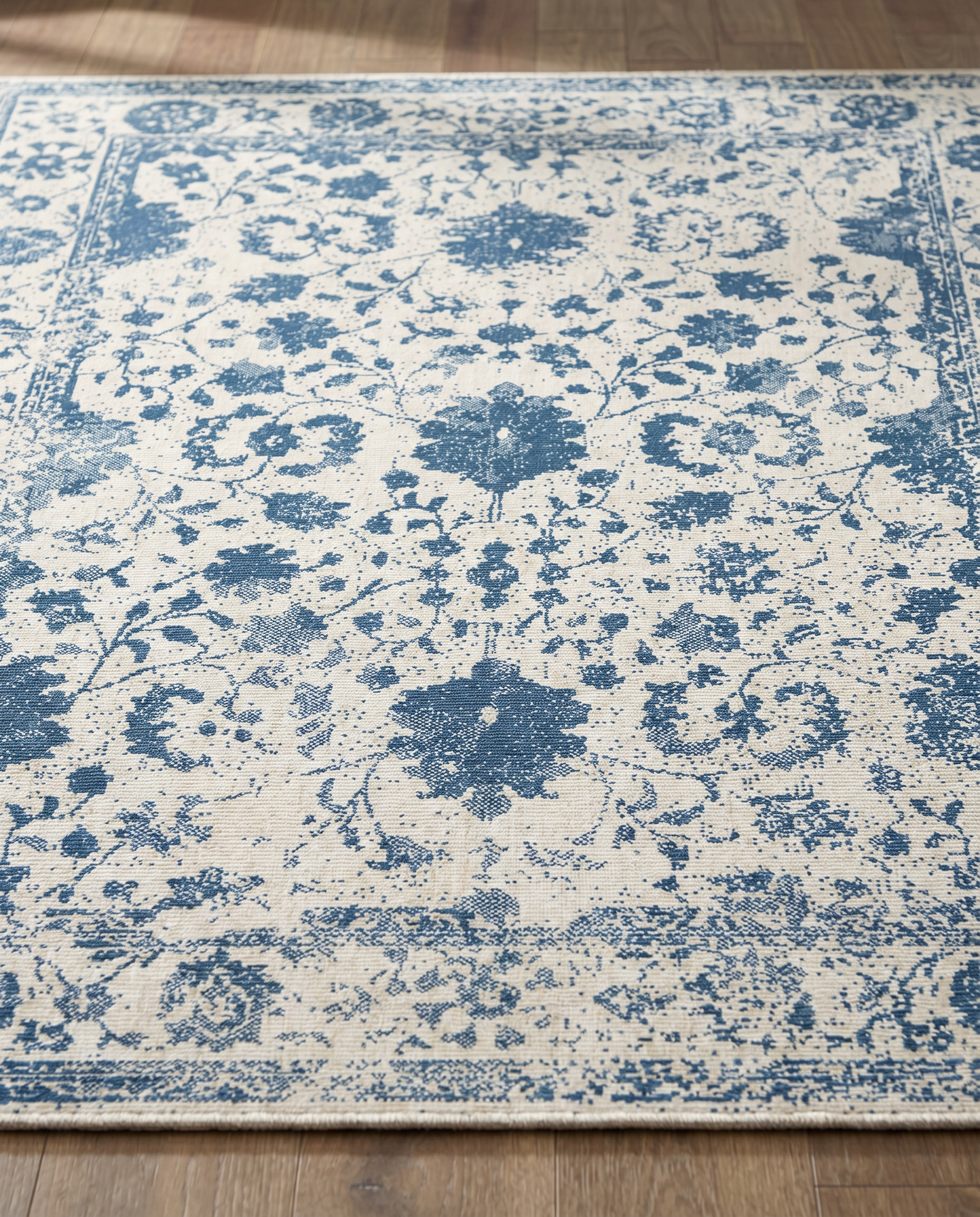 Buitenkleed - Brussels Vintage Blauw Creme