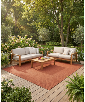 Buitenkleed - Brussels Uni Effen Terra