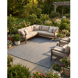 Buitenkleed - Brussels Uni Effen Zwart