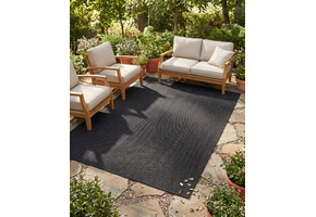 Buitenkleed - Brussels Uni Effen Zwart