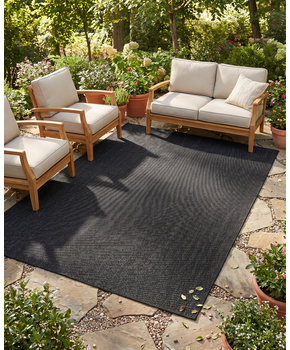 Buitenkleed - Brussels Uni Effen Zwart