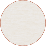 Buitenkleed - Brussels Rond Uni Effen Terra