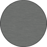 Buitenkleed - Brussels Rond Uni Effen Zwart