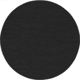 Buitenkleed - Brussels Rond Uni Effen Zwart