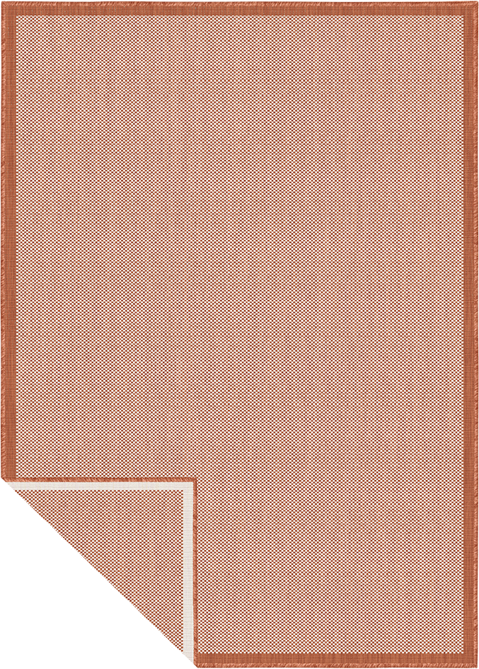 Buitenkleed - Brussels Uni Effen Kader Terra